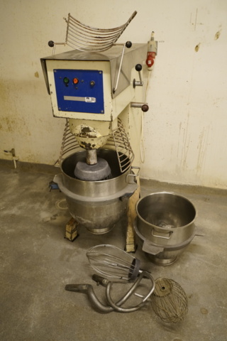 1030601-1 Dough mixer Björn R60 incl. 60l, 40l containers & Tools