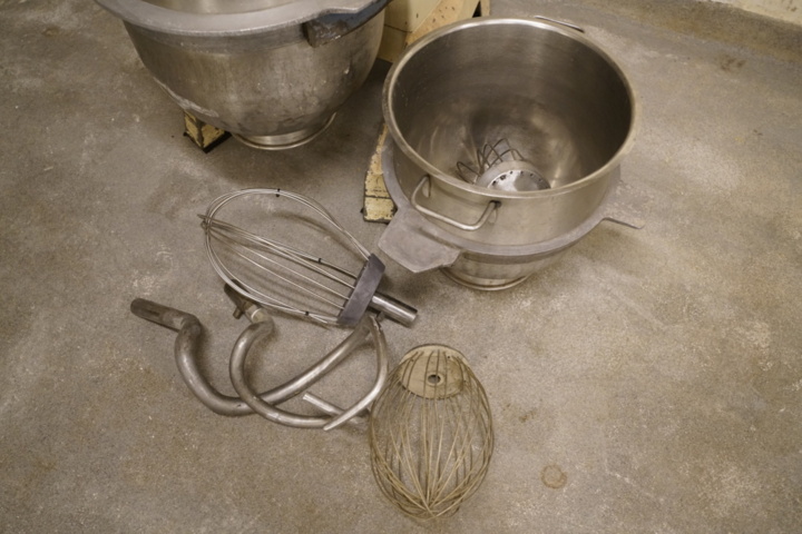 1030601-2 Dough mixer Björn R60 incl. 60l, 40l containers & Tools