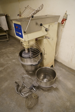 1030601-4 Dough mixer Björn R60 incl. 60l, 40l containers & Tools