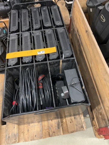 1121686-1 10 pcs Rainbow color changer 8" scroller with 1 pc PSU