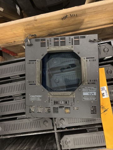 1121686-2 10 pcs Rainbow color changer 8" scroller with 1 pc PSU