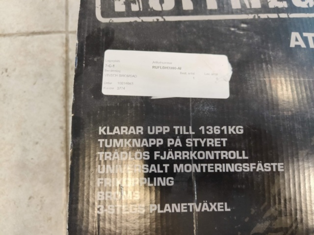 1129070-3 Winch Ruffneck LDH 3000-Ai