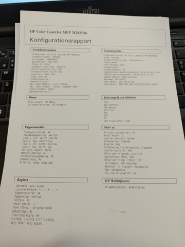 1129081-10 Printer HP Color Laserjet Pro MFP M283fdw