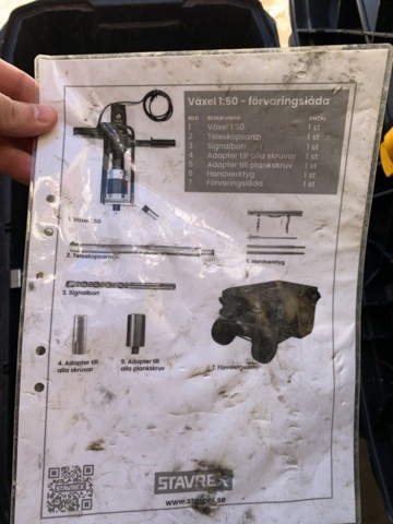 1068103-12 Hand drill with auger EIBENSTOCK EHB 32/2.2 RR/L
