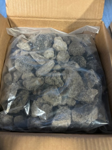 899339-3 Electrolux Professional 050859 BARBECUE CHARCOAL/LAVA STONE 5 x 5 kg