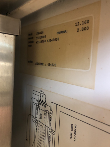 1137461-10 Coffee machine Wittenborg FB5100