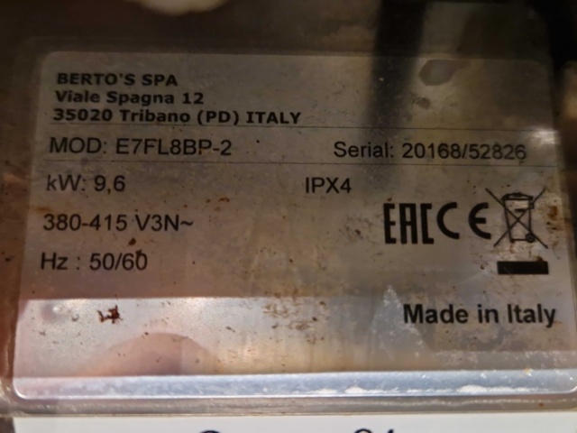 1151015-3 Berto's roasting table, 80 x 71cm