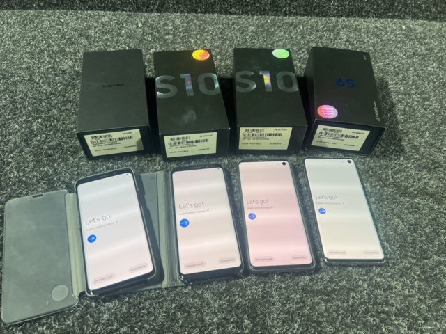 1170586-1 Mobiltelefoner 4st - Samsung S8-S10