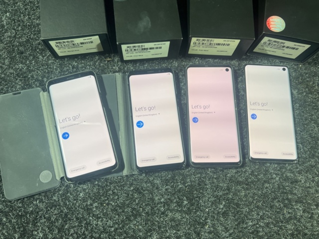 1170586-2 Mobiltelefoner 4st - Samsung S8-S10