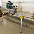 1145327-1 Miter saw on stand, Makita LS1019L on DeWalt stand