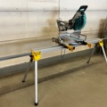 1145327-5 Miter saw on stand, Makita LS1019L on DeWalt stand