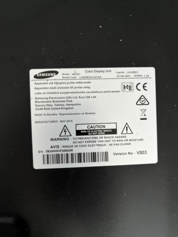 1188421-9 Compact PC, Intel Box Nuc 7i3BNK and 32" screen, Samsung as well