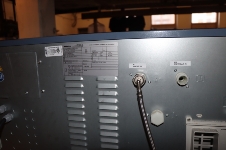 1189406-16 Miele PW6321 Pretreatment washing machine with power converter