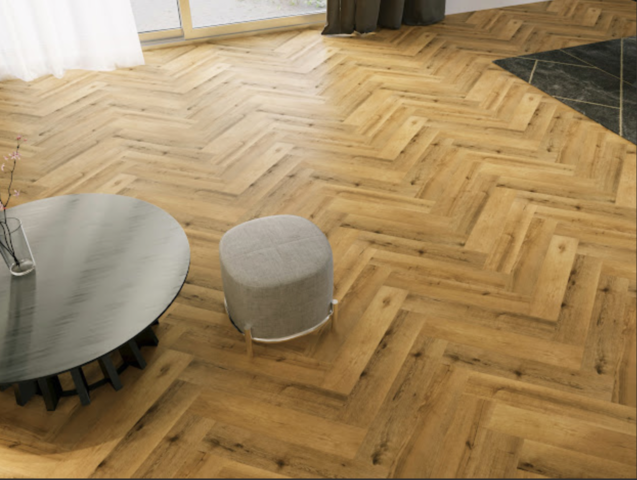 1189399-1 Luxury oak fiskben, 105 kvm vinylgolv