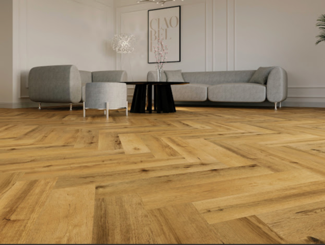 1189399-4 Luxury oak fiskben, 105 kvm vinylgolv