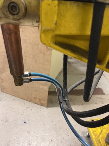 1190069-36 Press/Spot welder TECNA 8208 With water cooling