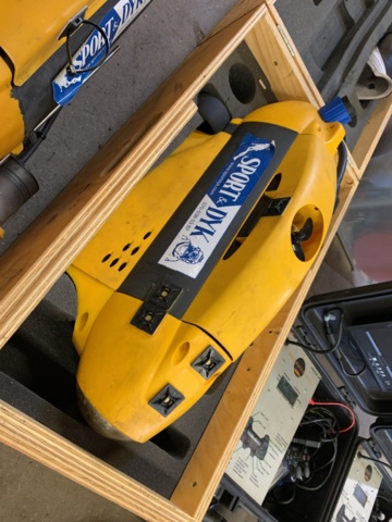 1068201-2 Underwater drone underwater robot Seagoo Worker incl. travel parts machine and accessories