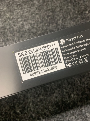 1093301-3 Keyboard Keychron K4 V2 RGB Gateron Brown