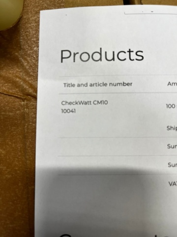 1031045-5 Checkwatt operational monitoring CM10, 11 pcs