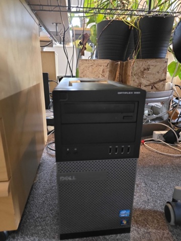 956492-4 Kontorsbord höj & sänk inkl dator mm