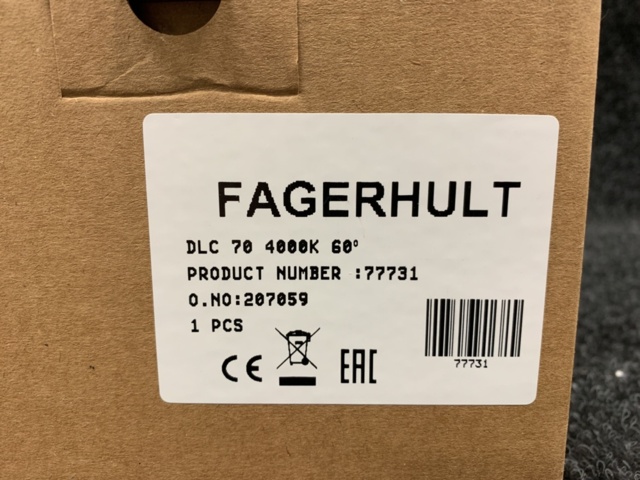 1190957-7 24 LED spotlights Fagerhult DLC 70