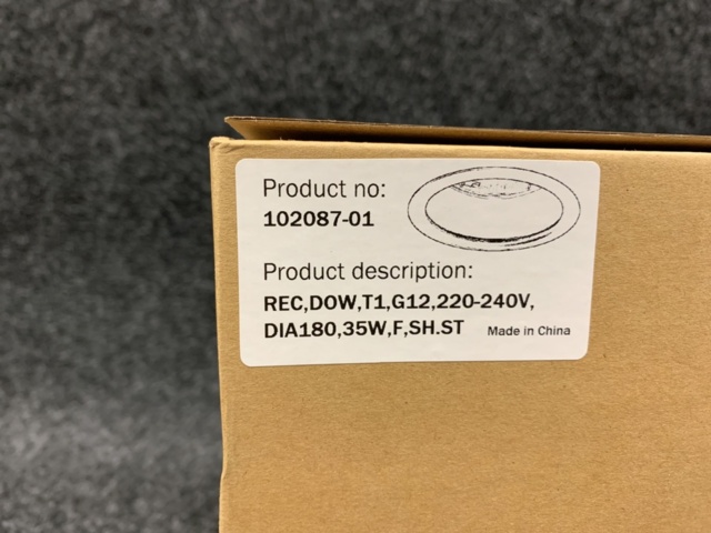 1190890-11 4 spotlights Fagerhult 35W