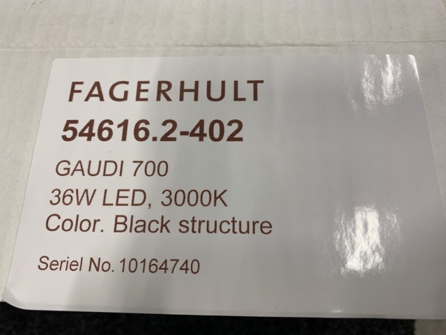 1190995-10 Pendant lamp fagerhult Gaudi 700 36W
