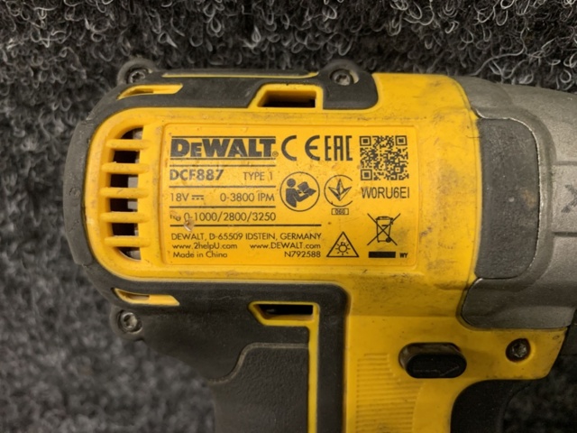 1190811-4 Impact screwdriver DeWalt DCF887