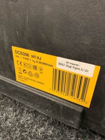 1190818-11 Multitool DeWalt DCS356