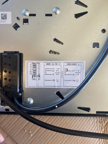 1121750-6 2st Nya Glashälls spisar Electrolux HOC620B