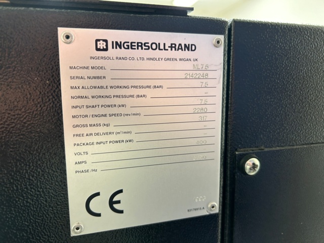 1144106-15 Compressor Ingersoll Rand ML7.5 - 1998