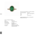 1193138-8 Ring 18K Gold with Emerald and Diamonds