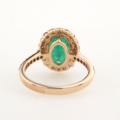 1193138-5 Ring 18K Gold with Emerald and Diamonds