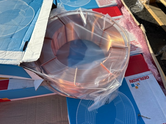 1193199-3 2 rolls Fluxofil 14HD welding wire