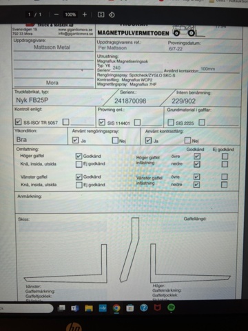 1121761-28 Mitsubishi FB25P 2.5 ton truck inc loader