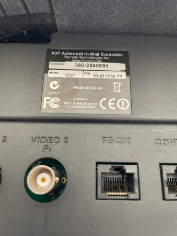 1150181-4 Rci Amplifier, Rci AD-4X, control processor etc