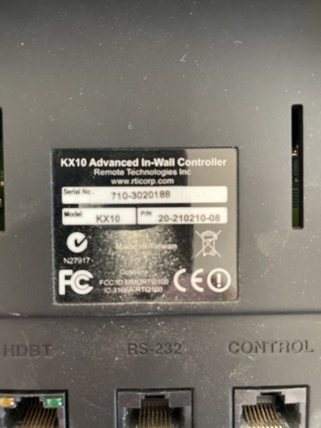 1150181-5 Rci Amplifier, Rci AD-4X, control processor etc