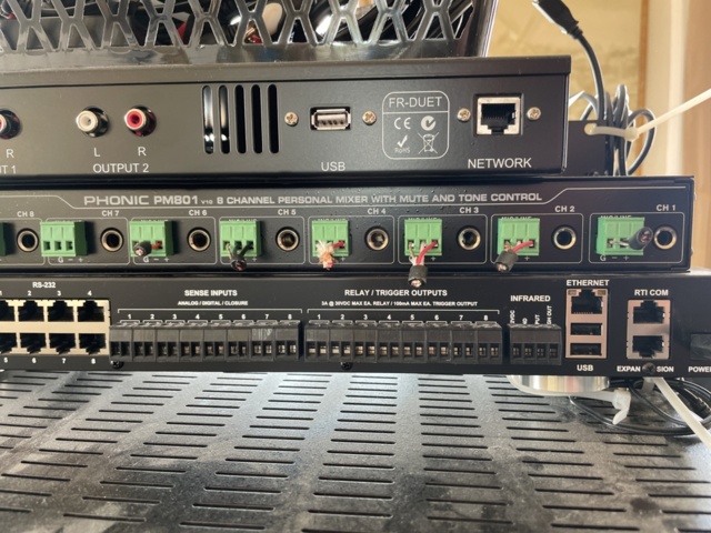 1150181-6 Rci Amplifier, Rci AD-4X, control processor etc