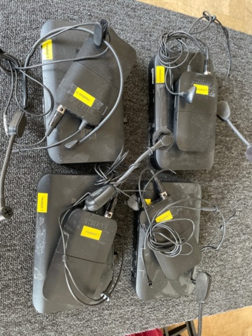 1150185-1 Headset Shure Blx 4 complete