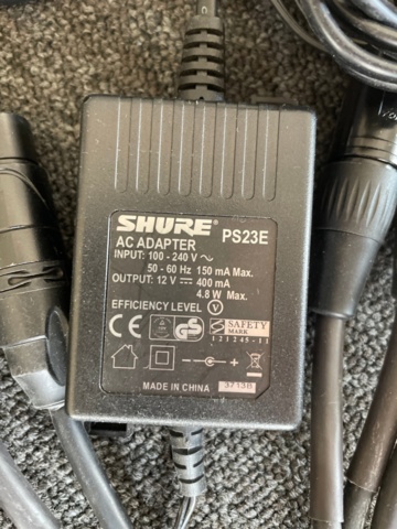 1150185-6 Headset Shure Blx 4 complete