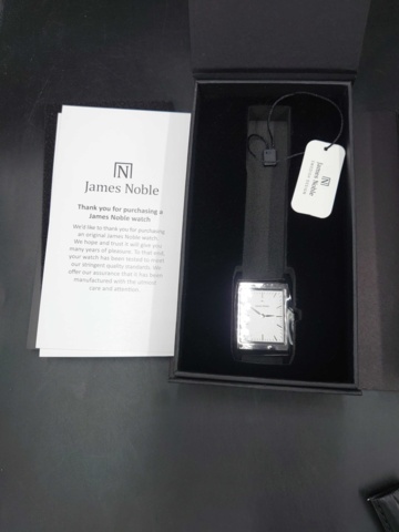 1193431-2 4 st James Noble Classic klocka med 8 st armband - herr
