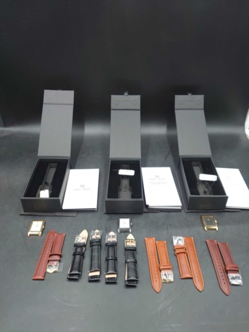 1193447-1 3 James Noble Classic watches with 8 bracelets