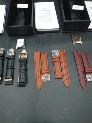 1193447-6 3 James Noble Classic watches with 8 bracelets
