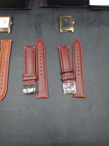 1193453-7 2 James Noble Classic watches with 5 bracelets - men's