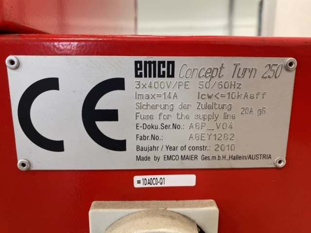 1171120-27 CNC lathe Emco Concept Turn 250