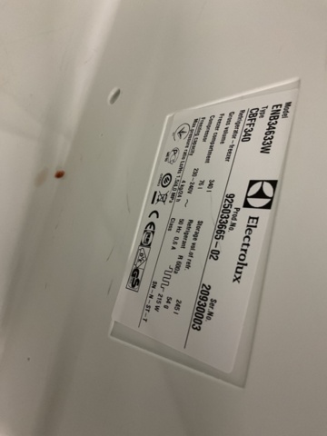1121406-5 Fridge/Freezer Electrolux
