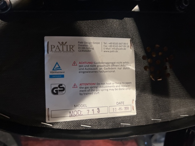 1177534-4 Spinning chairs about 30 - Patir 713 Series