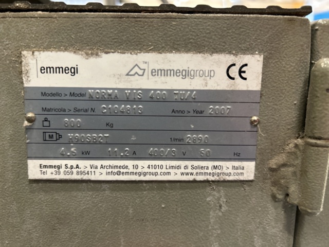 1162145-16 Blade cap emmegi Norma VIS 400 TU/4, double blades