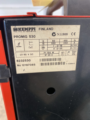 1171142-10 Migsvets Kemppi Pro 3200 Evolution Synergic