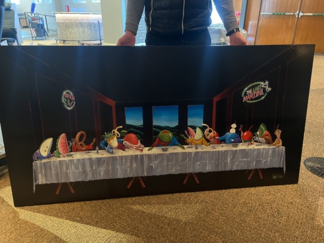 1177583-1 Painting Michael Godard "Last Martini"